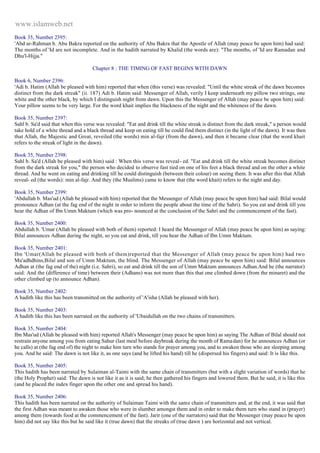 Islam - Saheeh Muslim Hadith