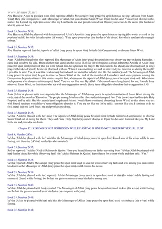 Islam - Saheeh Muslim Hadith