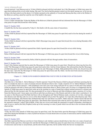 Islam - Saheeh Muslim Hadith