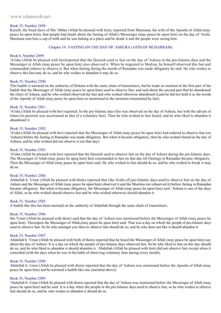 Islam - Saheeh Muslim Hadith