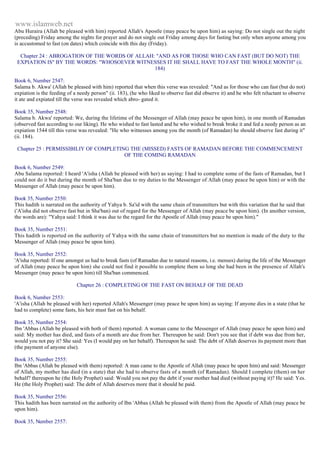 Islam - Saheeh Muslim Hadith