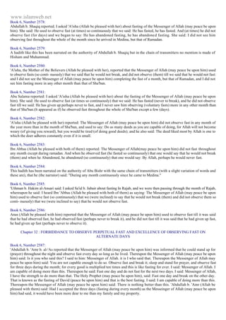 Islam - Saheeh Muslim Hadith