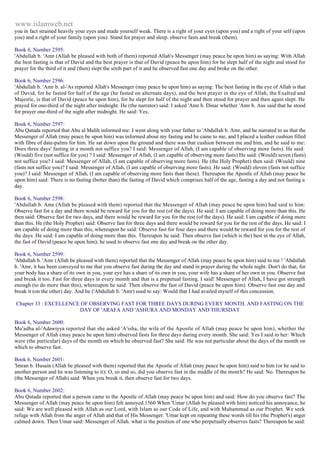 Islam - Saheeh Muslim Hadith