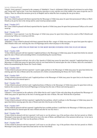 Islam - Saheeh Muslim Hadith