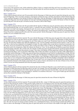 Islam - Saheeh Muslim Hadith