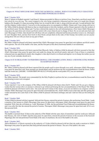 Islam - Saheeh Muslim Hadith