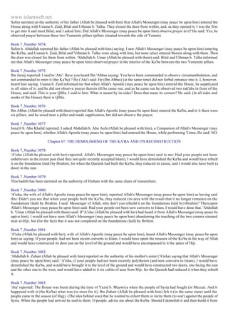 Islam - Saheeh Muslim Hadith