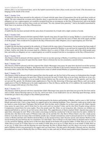 Islam - Saheeh Muslim Hadith