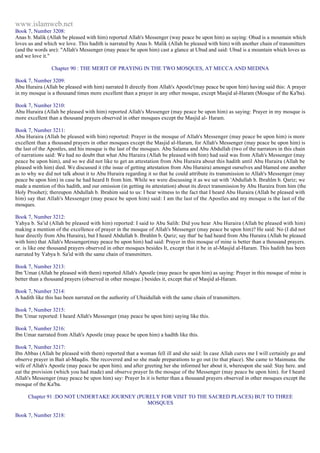 Islam - Saheeh Muslim Hadith