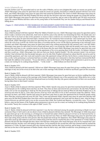 Islam - Saheeh Muslim Hadith