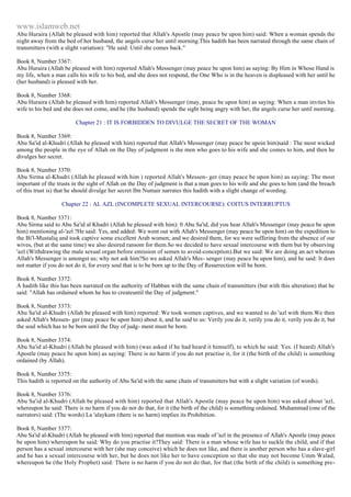 Islam - Saheeh Muslim Hadith