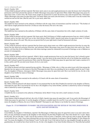 Islam - Saheeh Muslim Hadith