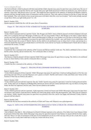 Islam - Saheeh Muslim Hadith