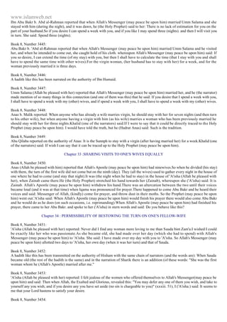 Islam - Saheeh Muslim Hadith