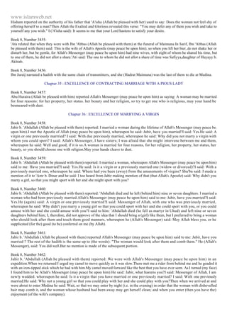 Islam - Saheeh Muslim Hadith