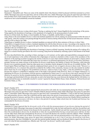 Islam - Saheeh Muslim Hadith