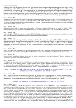 Islam - Saheeh Muslim Hadith