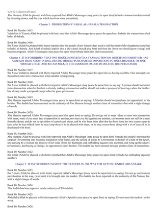 Islam - Saheeh Muslim Hadith