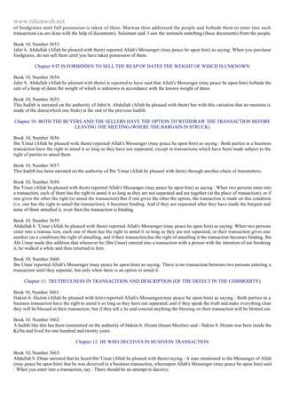 Islam - Saheeh Muslim Hadith