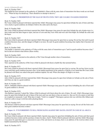 Islam - Saheeh Muslim Hadith