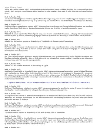 Islam - Saheeh Muslim Hadith