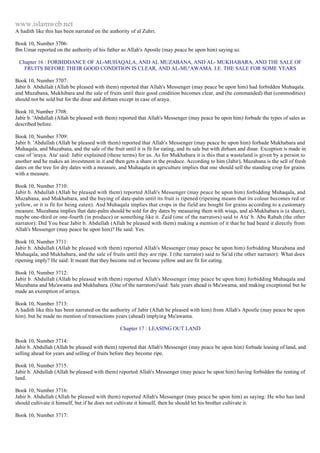 Islam - Saheeh Muslim Hadith