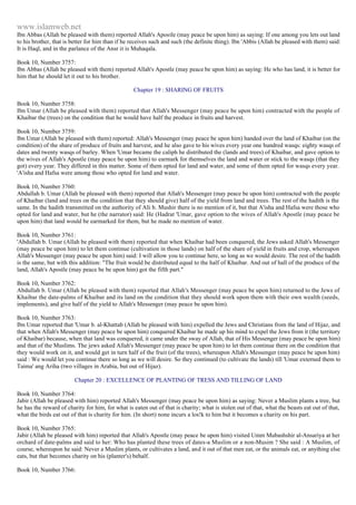 Islam - Saheeh Muslim Hadith