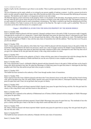 Islam - Saheeh Muslim Hadith