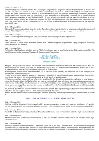 Islam - Saheeh Muslim Hadith