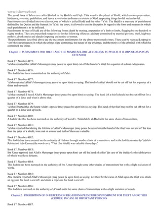 Islam - Saheeh Muslim Hadith