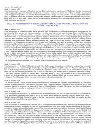 Islam - Saheeh Muslim Hadith