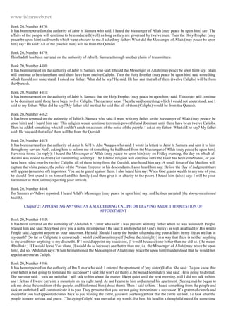 Islam - Saheeh Muslim Hadith