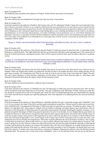 Islam - Saheeh Muslim Hadith