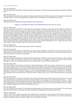 Islam - Saheeh Muslim Hadith