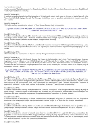 Islam - Saheeh Muslim Hadith