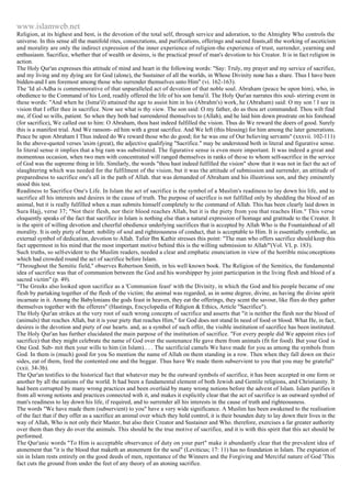 Islam - Saheeh Muslim Hadith