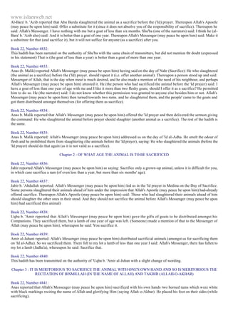 Islam - Saheeh Muslim Hadith