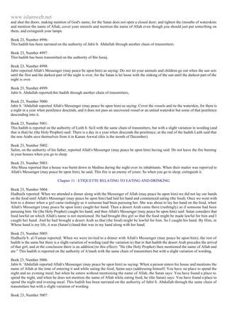 Islam - Saheeh Muslim Hadith