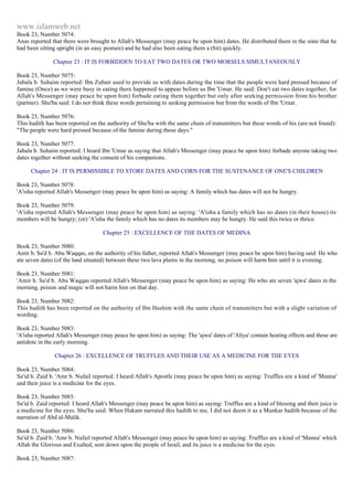 Islam - Saheeh Muslim Hadith