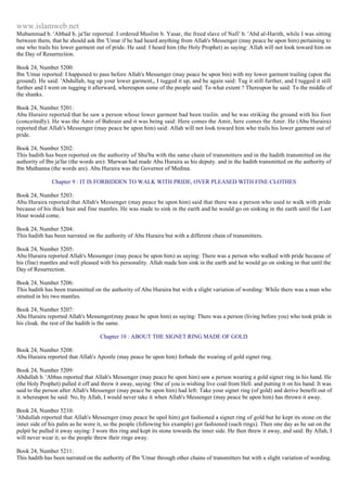 Islam - Saheeh Muslim Hadith