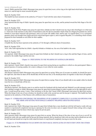 Islam - Saheeh Muslim Hadith