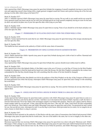 Islam - Saheeh Muslim Hadith