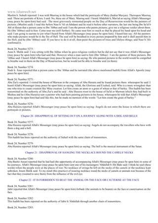 Islam - Saheeh Muslim Hadith