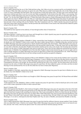 Islam - Saheeh Muslim Hadith