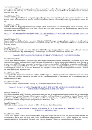 Islam - Saheeh Muslim Hadith