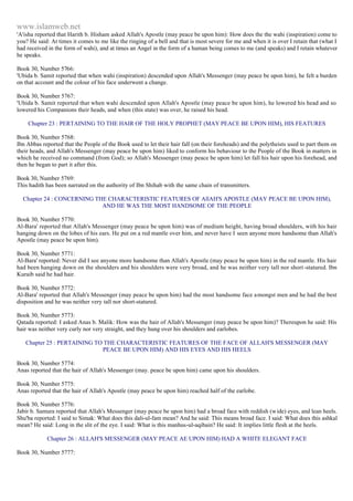 Islam - Saheeh Muslim Hadith