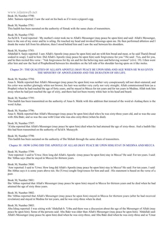 Islam - Saheeh Muslim Hadith