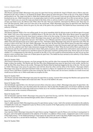 Islam - Saheeh Muslim Hadith