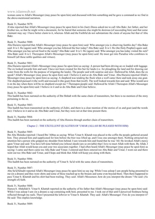 Islam - Saheeh Muslim Hadith