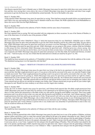 Islam - Saheeh Muslim Hadith